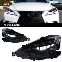 Pour Lexus IS 350 IS 250 2013-2016 : Phares avant à LED séquentiels à 3 lentilles, pièces automobiles de mise à niveau