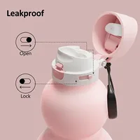 Bouteille d'eau isotherme réutilisable en forme de gourde, personnalisable avec logo, écologique, avec couvercle 2-en-1 pour le sport, le yoga et les voyages