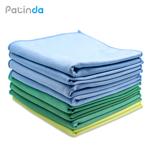 Serviette de nettoyage de voiture en microfibres serviette de séchage verre tableau de bord essuyage et polissage utilisation pour cuisine nettoyage séchage - Product Image 2