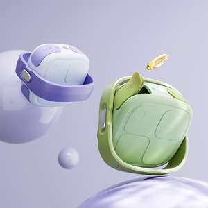 Boîte d'absorption magnétique rotative pour médicaments, mini-boîte de rangement portable pour trois repas par jour, qualité alimentaire AL151 ONE - Product Image 1