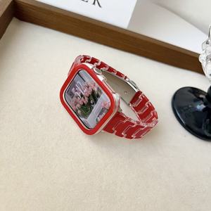 Correa de Reloj Creativa de Lujo <span class=keywords><strong>para</strong></span> <span class=keywords><strong>Watch</strong></span> Series 11 SE IWatch Ultra 2, Correa Deportiva <span class=keywords><strong>para</strong></span> Mujer con Hebilla Plegable de 14 mm de Ancho - Product Image 2