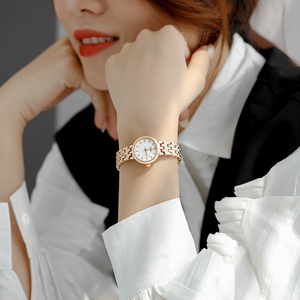 นาฬิกาข้อมือผู้หญิง ดีไซน์หรูหราสไตล์ฝรั่งเศส ขนาดเล็ก สายบาง กันน้ำ - Product Image 1