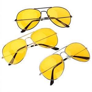Gafas de Sol de Visión Nocturna de Aleación para Conductor de Automóvil, Personalizadas al por Mayor para Hombre y Mujer, Lentes Amarillas Antideslumbrantes para Conducir de Noche - Product Image 4