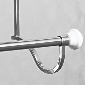 Portasciugamani da appendere sopra la porta con ganci, a 3 livelli, in <span class=keywords><strong>acciaio</strong></span> inossidabile, per l'organizzazione del bagno - Product Image 5
