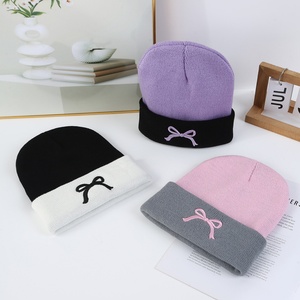 Bonnet tricoté polyvalent automne-hiver style célébrité internet pour hommes et femmes, chaud et confortable pour l'hiver rigide transfrontalier - Product Image 5