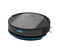 Robot Vacuum dan Mop Combo dengan Filter HEPA 2-in-1, Vacuum Cleaner yang Dikendalikan Aplikasi untuk Lantai Keras & Karpet, Penghisap Bulu Hewan Peliharaan, Pengisian Daya Otomatis