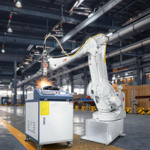 Sistema Robótico de Soldadura Láser de Fibra de Doble Cabezal Oscilante Automático de 3000W con <span class=keywords><strong>Seguimiento</strong></span>, Nuevo Servomotor Yaskawa, Láser <span class=keywords><strong>TXT</strong></span> Integrado con Refrigeración por Agua - Product Image 1