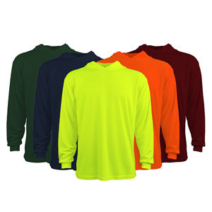 Thấp Moq An Toàn Xây Dựng Bảo Hộ Lao Động <span class=keywords><strong>Hi</strong></span> <span class=keywords><strong>VIS</strong></span> An Toàn Áo Sơ Mi Neon Màu Xanh Lá Cây Màu Bird Eye Vải Thiết Kế Với Mui Xe Áo Sơ Mi - Product Image 6