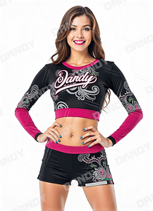2025 nouveau Design personnalisé lycée Cheerleading uniformes en gros compétition Cheerleading <span class=keywords><strong>tenue</strong></span> - Product Image 6