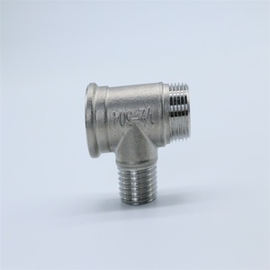 <span class=keywords><strong>Cf8m</strong></span> Thép Không Gỉ 304 316 1/2 Inch Nam Nữ Chủ Đề <span class=keywords><strong>Tee</strong></span> - Product Image 4