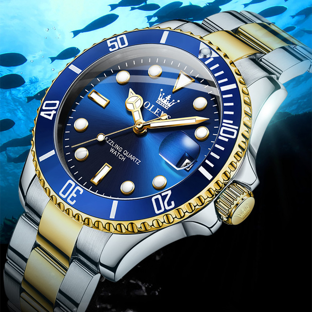For 5885 High Factory OEM Hot Waterproof Quality Luxury Fashion Luminous Stainless Steel Mens Quartz Watches