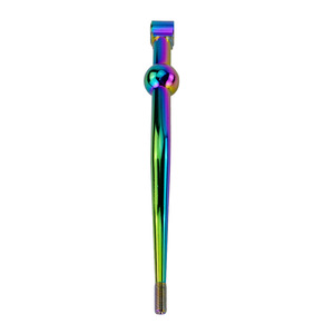 Poyracing Car <b>Gear</b> <b>Knob</b> Aluminum Alloy Double Curve 5 Speed Shift Lever For Honda Accord Crx Ergonomic Design - Product Image 4
