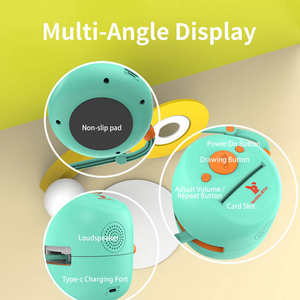 Robot de <span class=keywords><strong>dessin</strong></span> éducatif pour enfants avec 100 cartes, effets sonores, puzzle interactif, peinture, apprentissage, jouet intelligent pour enfants unisexe - Product Image 5