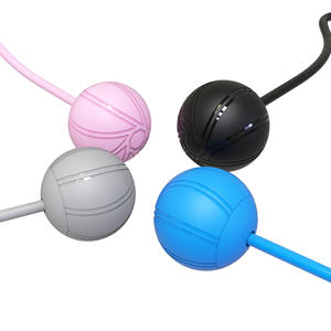 Q1 Jump Rope <b>Weighted</b> <b>Ball</b> 38Mm Diameter Black PVC Fitness Equipment For Exercise Body Shaping Unisex - Product Image 2