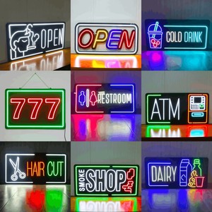 Lounge <strong>Sign</strong> with Commercial <strong>Neon</strong> <strong>Sign</strong> and Acrylic LED <strong>Sign</strong> for <strong>Cocktail</strong> Lounge Wall Branding and Store Decoration Use - Product Image 4