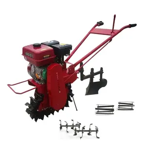 Hot sale petrol tiller 7.0hp walking tractor garden spring tooth for sale cultivators mini tiller rotary tilling