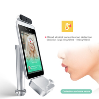 HFSecurity RA08T Medición de temperatura Free SDK Ready Cloud Software Sistema de control de acceso de 8 pulgadas