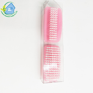 Dos piezas <span class=keywords><strong>de</strong></span> paquete <span class=keywords><strong>de</strong></span> plástico <span class=keywords><strong>de</strong></span> mano y <span class=keywords><strong>uñas</strong></span> belleza polvo cepillo dos <span class=keywords><strong>de</strong></span> limpieza cepillo conjunto - Product Image 2