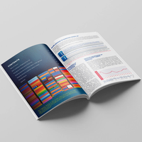 Conception et production de brochures et catalogues A5 personnalisés avec impression offset et plastification à prix abordables pour la promotion de votre marque