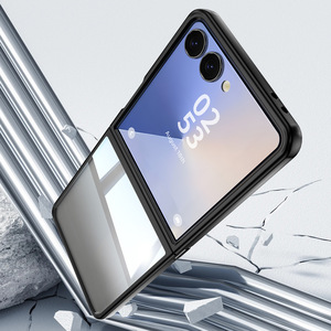 Pour Samsung <span class=keywords><strong>Galaxy</strong></span> Z Flip 7 Hard PC Clear Phone Case Avec Matte TPU Bumper pour Samsung Z Flip 7 <span class=keywords><strong>6</strong></span> - Product Image 3