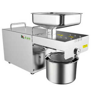 Machine automatique de presse d'huile d'arachide de sésame à double tête à usage domestique extracteur d'huile de presse à froid de fruits secs nouvel état - Product Image 4