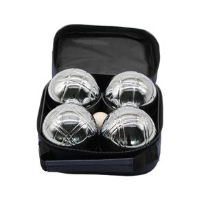 Ensemble de 4 boules de pétanque d'extérieur pour exercice physique, boules en acier avec logo <span class=keywords><strong>personnalisé</strong></span>, emballées dans un sac - Product Image 2