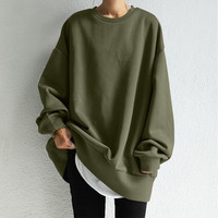 Offre Spéciale nouveau pull 2025 hiver OL tempérament coréen femmes pull col rond lâche femmes pull
