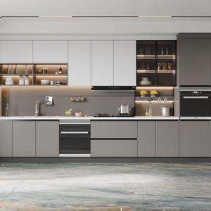 Meubles de cuisine modulaires de luxe sur mesure en bois mélaminé Sanpotova - Product Image 1