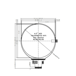 <span class=keywords><strong>LCD</strong></span> nhà máy 720*720 HD Màn hình hiển thị IPS miễn phí xem hướng 4 inch Vòng TFT <span class=keywords><strong>LCD</strong></span> cho đồng hồ tốc độ - Product Image 5