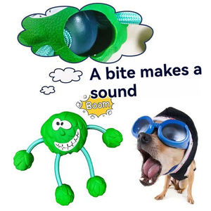 YZS-Pet Coton Corde Boule Conique Jouet Chien Fuite De Nourriture Jouet Alimentaire Puzzle Morsure Interactive Pet Ball Chew Dog Toy - Product Image 1