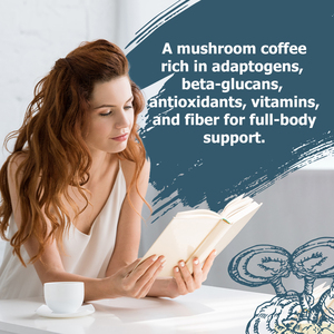OEM ODM Mushroom Coffee Powder with Mushroom Blend Instant Arabica Coffee Support Gut Brain Health Energy Immunity Focus Mood - Product Image 3