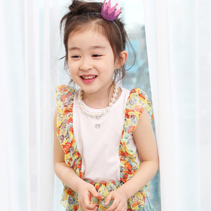 เสื้อเชิ๊ตแฟชั่นเด็กดีไซน์แบบฟร็อกส์จากเกาหลีใต้ - Product Image 2