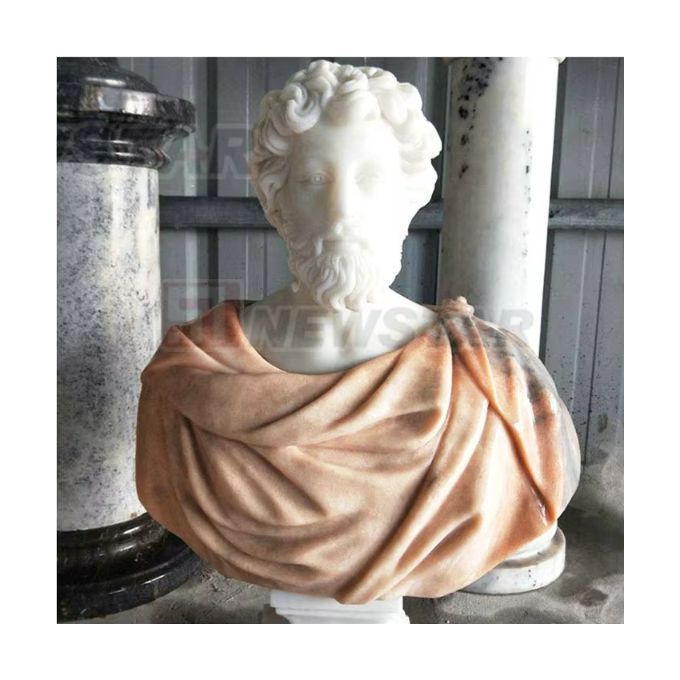 Roman Figure Sculpture Marble Hand Carved
