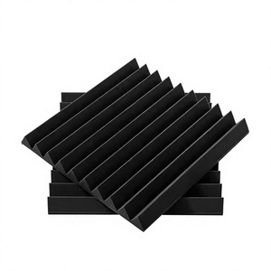 Paneles Acústicos de Espuma Negra en Forma de Cuña, Baldosas Insonorizantes, Paneles de Espuma de Aislamiento Acústico para Grabación en Estudio, Oficina en Casa - Product Image 3