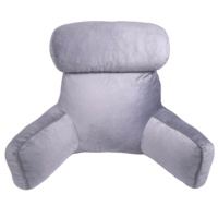 Coussin de lecture personnalisable Moonlight avec rembourrage en mousse à mémoire de forme tricotée, forme triangulaire pour le soutien du dos et le soulagement de la pression