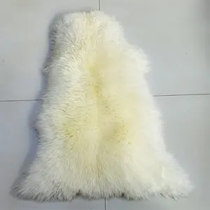 100% Natural Australian Sheepskins Fluffy Long Hair Bedroom Mats Real Sheep Fur Rugs For Home Decor Sofa Cushion
