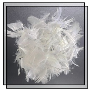 Edredón de plumas de ganso natural, juego de almohadas, colchón de calidad para dormir, adornos de plumas de ganso, ropa de cama, plumas para dormir - Product Image 4