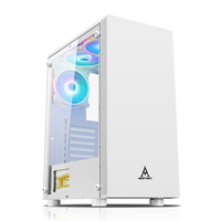 Boîtier d'ordinateur ATX standard au meilleur prix pour PC de jeu, boîtier gamer en verre, boîtier d'ordinateur de bureau, boîtier de jeu ouvert, boîtier de PC de table Micro ATX