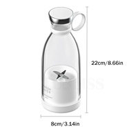 Aangepaste Kleur Logo Presser Kleine Persoonlijke Elektrische Usb Machine Mini Draagbare Vruchten Glazen Blender Elektrische Juicer