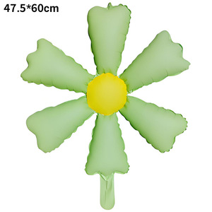 Nouveaux Ballons Blancs Petites Marguerites, Accessoires <span class=keywords><strong>Photo</strong></span>, Décorations d'Anniversaire Style Ins, Ballons Souriants Tournesol pour la Journée des Enfants - Product Image 3