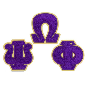 Patchs de fraternité et de sororité de lettres grecques personnalisées fer sur tous les groupes patchs de chenille de lettres grecques - Product Image 5