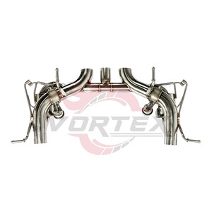 ท่อไอเสีย Vortex Premium สแตนเลสสตีลแบบสามทางพร้อมวาล์วควบคุม สำหรับ Ferrari 458 Italia Spider รุ่น Axle Back - Product Image 2