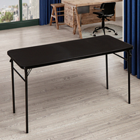 Table rectangulaire pliable moderne en métal pour la maison, l'appartement, l'hôtel, l'entrée, le bureau, le salon, l'hôpital, l'atelier