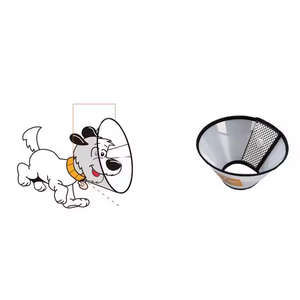 <span class=keywords><strong>Collar</strong></span> electrónico de plástico ajustable para gatos, perros, estilo clásico, conos isabelinos, cuello antimordedura para mascotas, piel para recuperación postoperatoria - Product Image 4