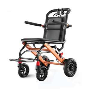 Silla de Ruedas Manual Plegable Ligera, Reposabrazos Ajustables, Asiento Cómodo, Ayuda de Movilidad Portátil para Ancianos y Discapacitados - Product Image 1