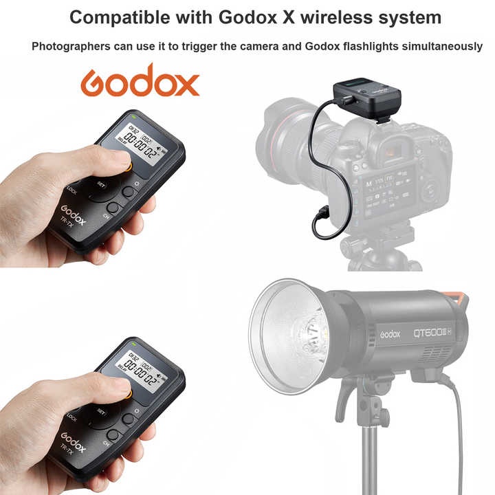 Godox TR-C3 Wireless Remote Shutter for Canon, Wireless Shutter Release Intervalometer Compatible for Canon 1Ds Mark IV 1Ds Mark III 5D Mark II III 50 GODOX TR-C3 Wireless Timer Remote Control - za Canon