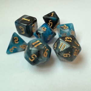 Juego de Siete Piezas de <span class=keywords><strong>Dados</strong></span> Multifacéticos de Cuatro Colores <span class=keywords><strong>con</strong></span> Esquinas Redondeadas para Juegos de <span class=keywords><strong>Rol</strong></span>, Estilo Nuevo, Accesorios para Dungeons & Dragons - Product Image 3