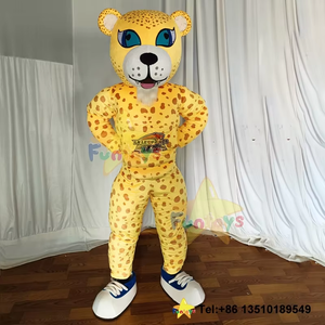 Funtoys kostum maskot otot macan tutul kustom profesional gaun indah karakter kartun Cosplay Anime untuk dewasa - Product Image 6