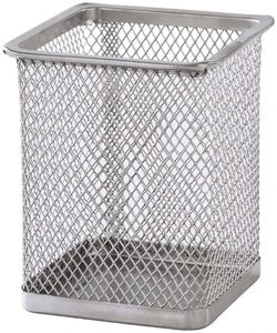 Metal Mesh <b>Pen</b> Holder Pencil Cup Holder <b>Pen</b> Organizer Desk Organizer Customized Logo Welding Powder Coating Office School Home - Product Image 1