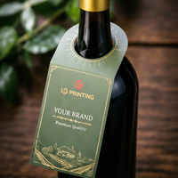Support de bouteille personnalisé en carton pour emballage de bouteilles de vin et spiritueux, idéal pour la personnalisation et la présentation promotionnelle